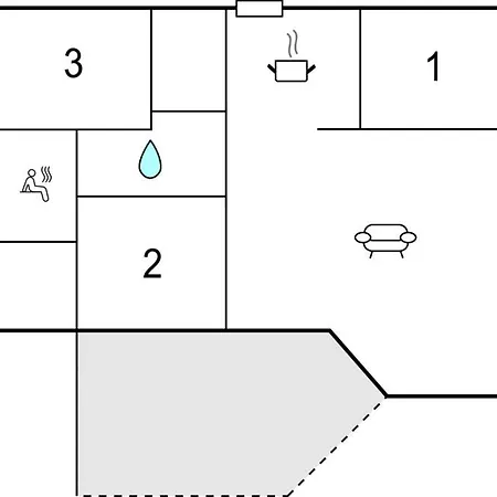 בית נופש Meeresrauschen 2 - Dorf 6 פריוואל